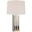 Ralph Lauren Penrose 29" Table Lamp in Polished Nickel with White Paper Shade-1667399357