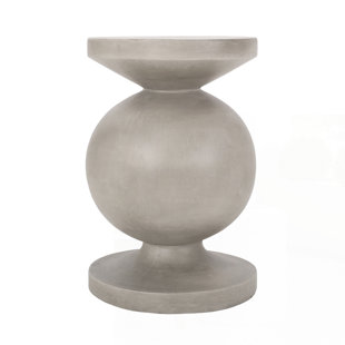 Outdoor Lightweight Concrete Side Table