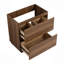 Meuble-lavabo pour salle de bain avec lavabo simple, meuble-lavabo sous-comptoir moderne avec double tiroir, meuble-lavabo sur pied autoportant, bois d'ingénierie-115688465-115688466