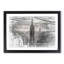 New York Skyline in Abstract - Picture Frame Graphic Art Print-55724838-55724841