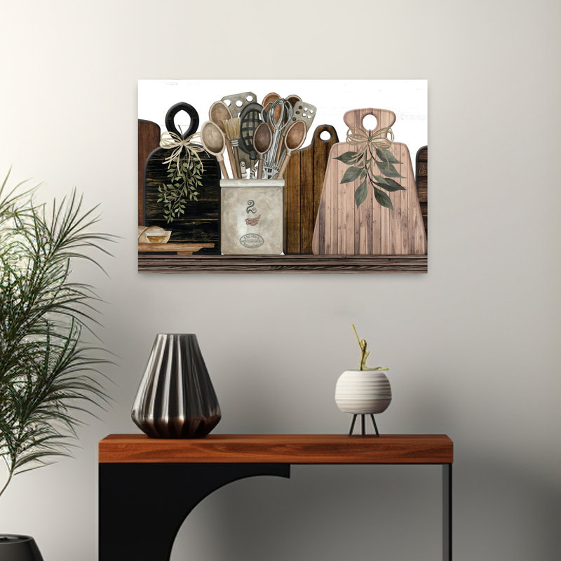 Cutting Boards II Rustic Contemporary Art, 16" H x 24" W