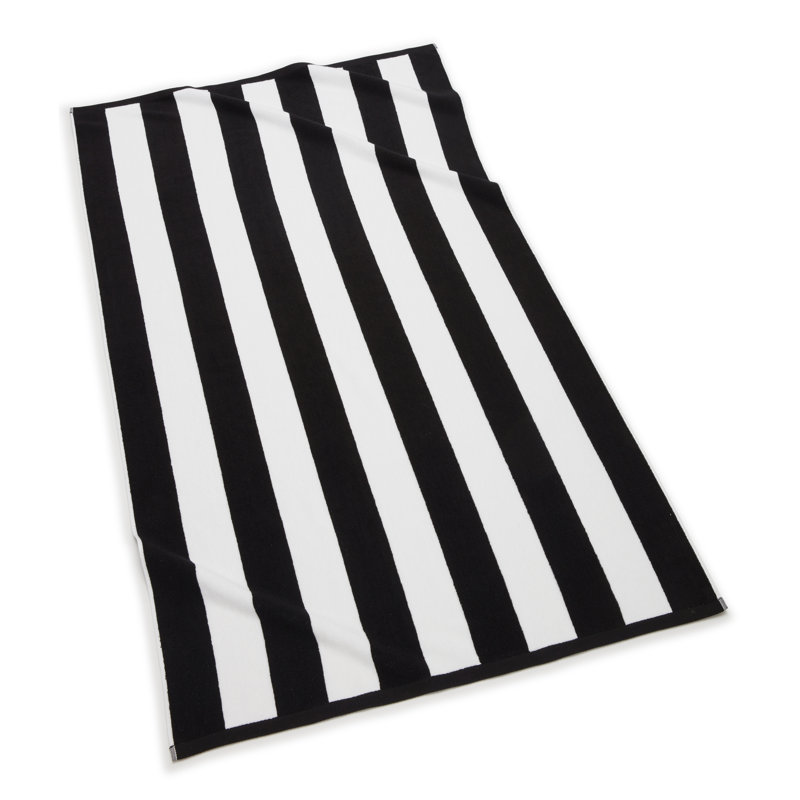 Mendel Beach Towel, Black