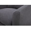 Fauteuil demi-tonneau pivotant rembourré Menta-78078756