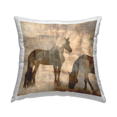 Abstract Outdoor Throw Pillow