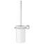 Grandera® 16.25" Ceramic Wall Mounted Toilet Brush and Holder