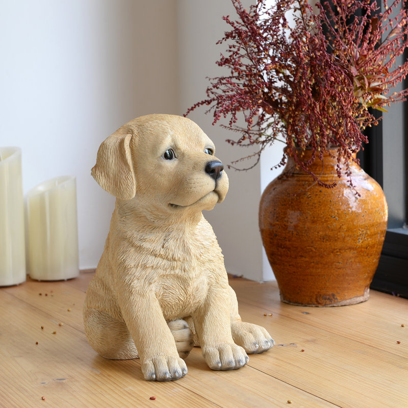 Statue chiot 10 po Labrador