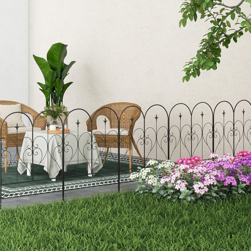 Canas 81cm H x 61cm W Metal Fence Panels