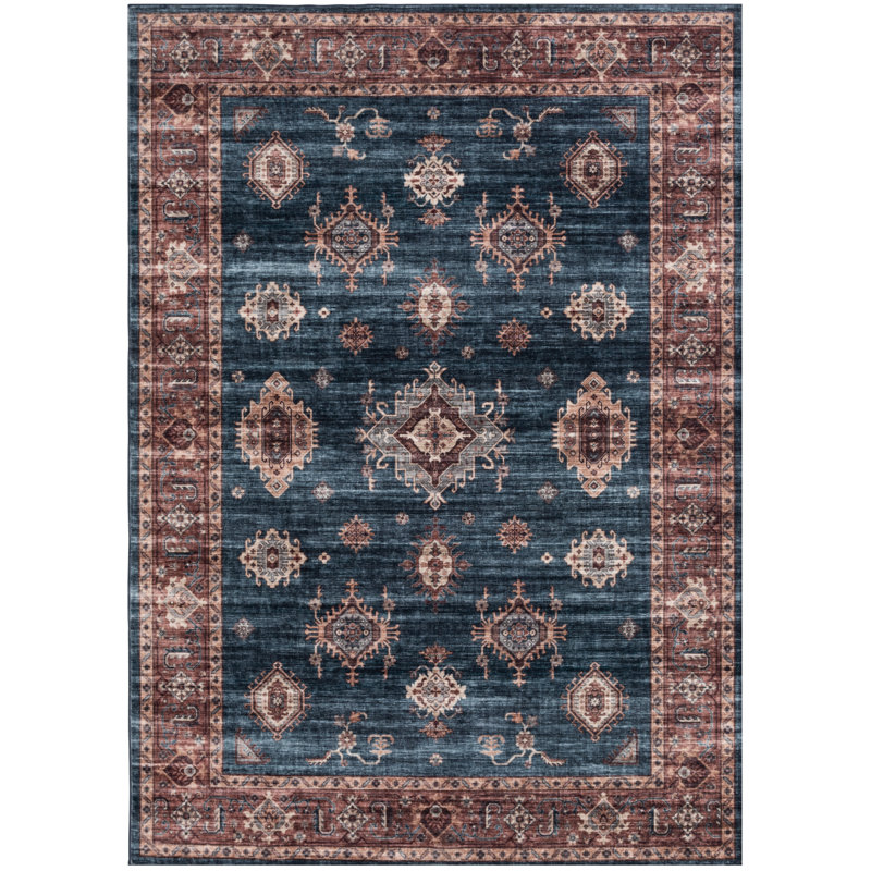 Tapis rectangulaire Gammons avec envers antidérapant, Rectangle 5 pi x 7 pi