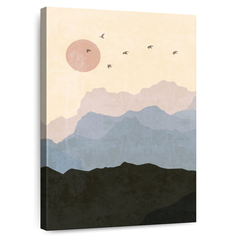 Kerrick Boho Sun And Mountains, 30" H x 20" W