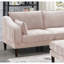 Chaise de salon contemporaine avec coussin confortable et pieds en bois-753004475