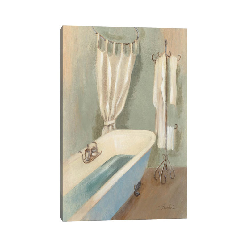 «Steam Bath III» par Silvia Vassileva, reproduction d'art, H 26 po x l 18 po x P 1,5 po, Toile tendue, Aucun mat