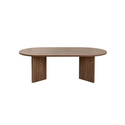 Modern Walnut Coffee Table, 120 x 40 x 60 cm, 100% Melamine Coated Particle Board, Thickness: 0 cm, Solid Color Design For Living Room & Lounge, Durable & Elegant