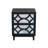Habeel Two Drawer Mirror Front Nightstand-2348410