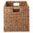 10.5" x 10.5" Hyacinth Storage Shelf Cubes - Cinnamon Wicker Baskets - Set of 2-126609306