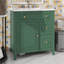 Meuble-lavabo moderne de 30 po avec comptoir en céramique avec porte et deux tiroirs-117903289-117903295