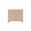 Table de chevet beige, aucun assemblage requis