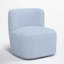 Fauteuil de chambre pivotant rembourré Mariza-1927834693