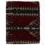 Plaid Wooded River Gallop Claret - 137 x 183 cm, couverture d'appoint western pour canapé et chambre de style ranch