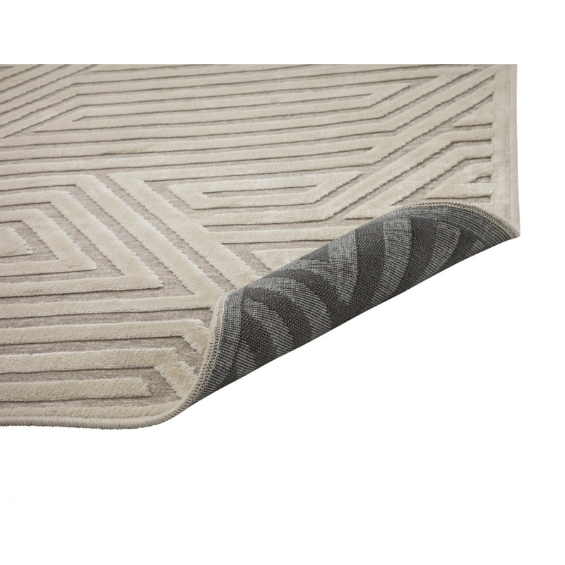 Tapis d'intérieur d'intérieur à motif abstrait, Rectangle 5 pi 3 po x 7 pi 6 po