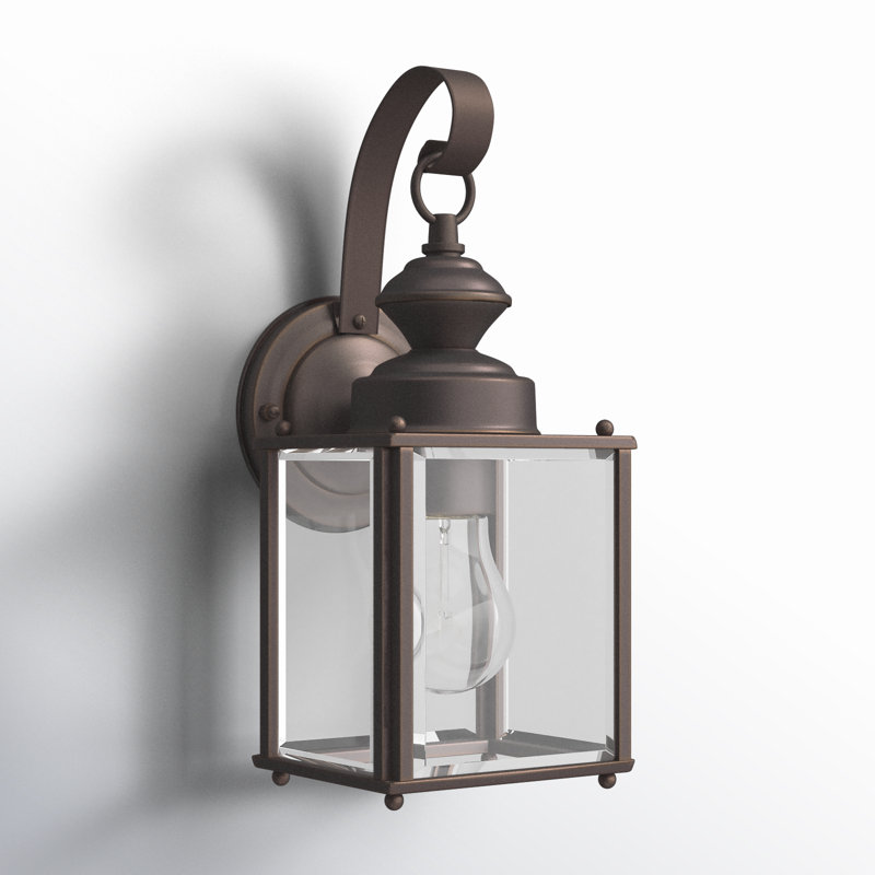 Tiernan Wall Light, Antique Bronze, 12.5"H x 5.25"W x 5.75"D