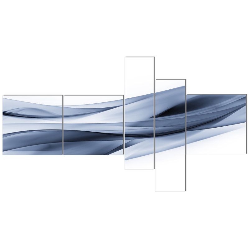 « scintillant light blue pattern », impression à multiples images sur toile