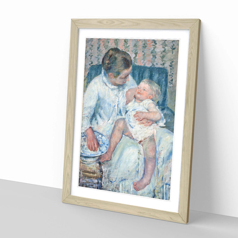 Mary Cassatt - Single Picture Frame Painting, Oak
