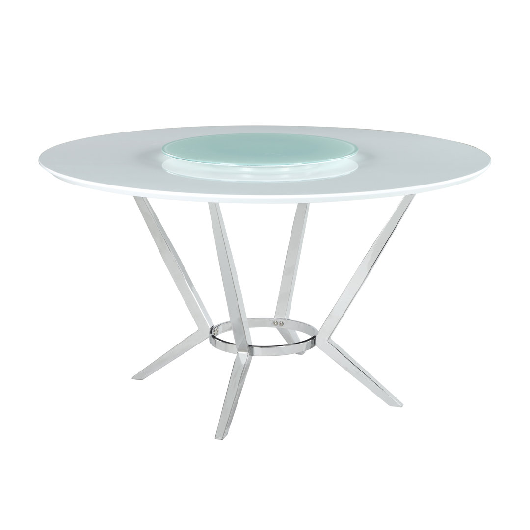 Labresha Round Metal Base Dining Table Orren Ellis