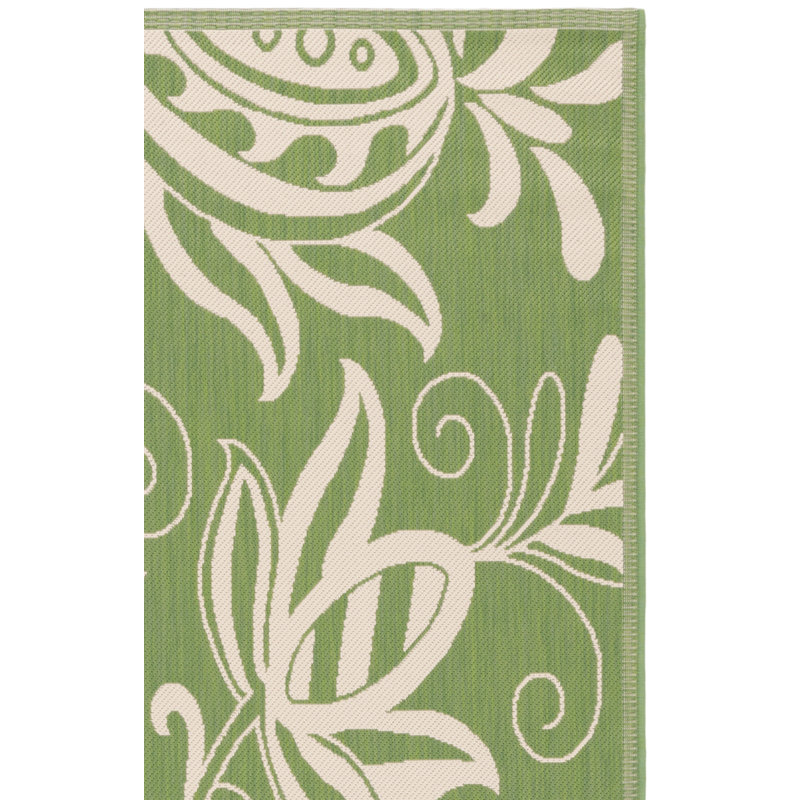 Marpain Performance Floral Indoor/Outdoor Area Rug, Rectangle 9' x 12'