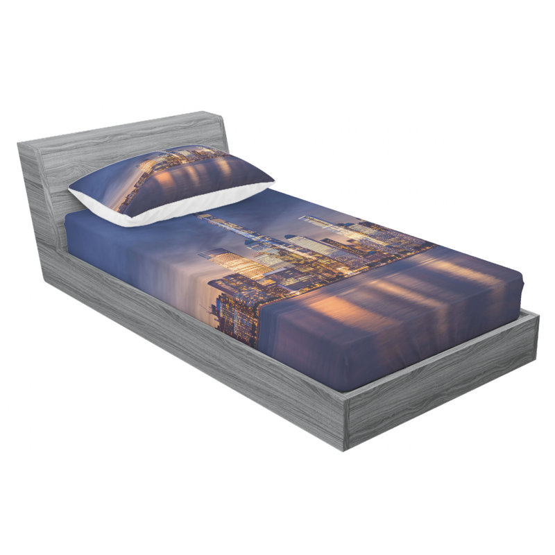 Microfiber Sheet Set, Twin XL Sheet Set with Fitted Sheet