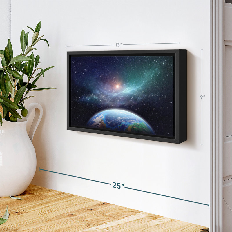 Exoplanète, reproduction sur toile, H 9 po x l 13 po