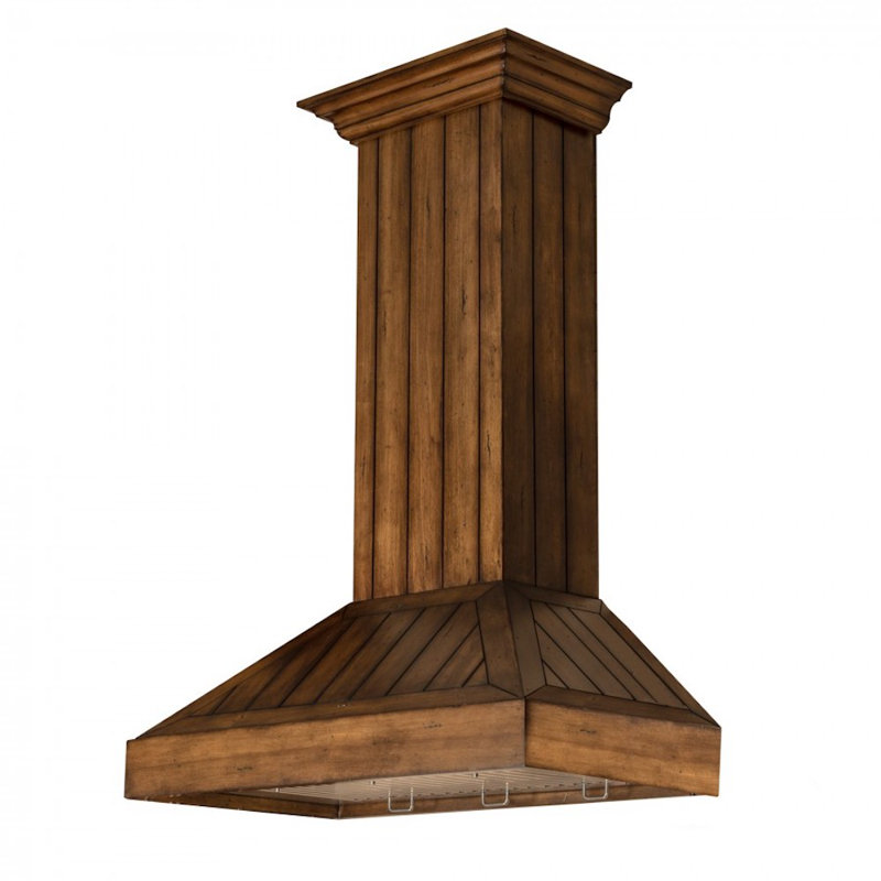ZLINE Range Hood Chimney Extension for 12 ft. Ceilings, Rustic Light