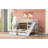 Style Bunk Bed - White, 2 Drawers, 3 Shelves And Slide, Natural Wood Texture In Comfortable-556492359
