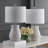 Ensemble de lampes de table blanches Ahrens