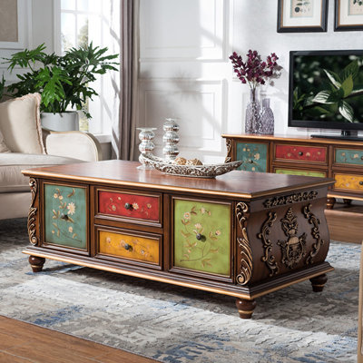 Table basse avec rangement
