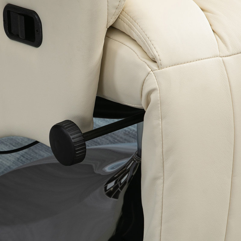 Adjustable Swivel Recliner with Footrest