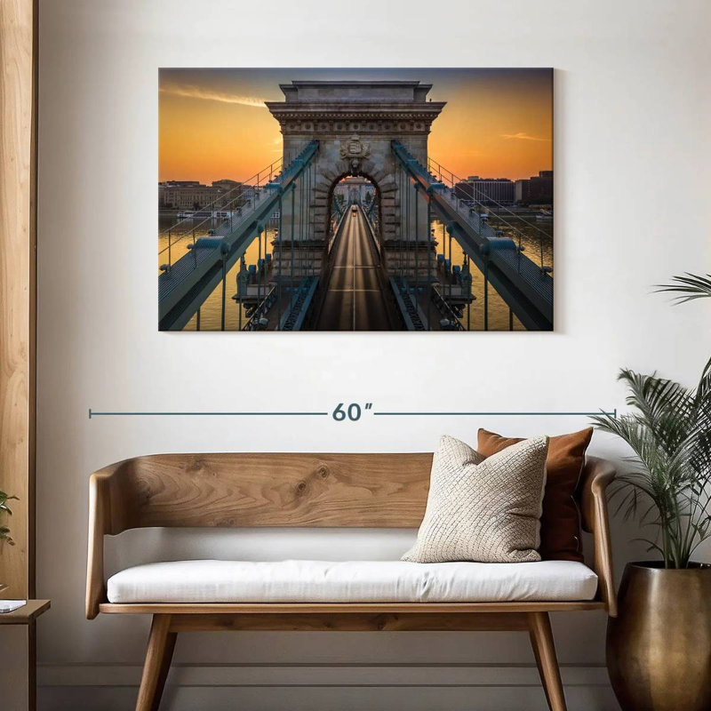 Pont à chaînes Kavia Szechenyi, H 30 po x l 45 po
