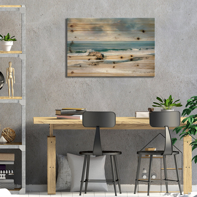 «A Forever Moment» par Mike Calascibetta, impression sur bois sans cadre, L 26 po x H 18 po
