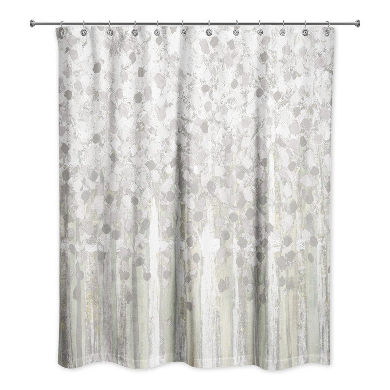 Rideau de douche Derak, Gris