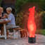 Fumée électrique rouge pour la fête