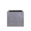 HORTICO Ribbed Light Concrete Square Planter-39265467-39265468