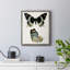 «Antique Blue Butterflies I», toile encadrée de qualité supérieure - prête à être accrochée-945602272-945602302