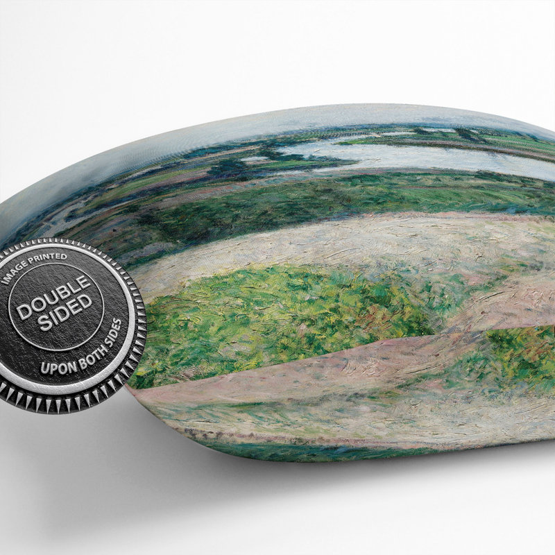 View of the River Seine Scatter Cushion, 55cm H x 55cm W x 20cm D