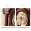 Horloge sur pied en titane