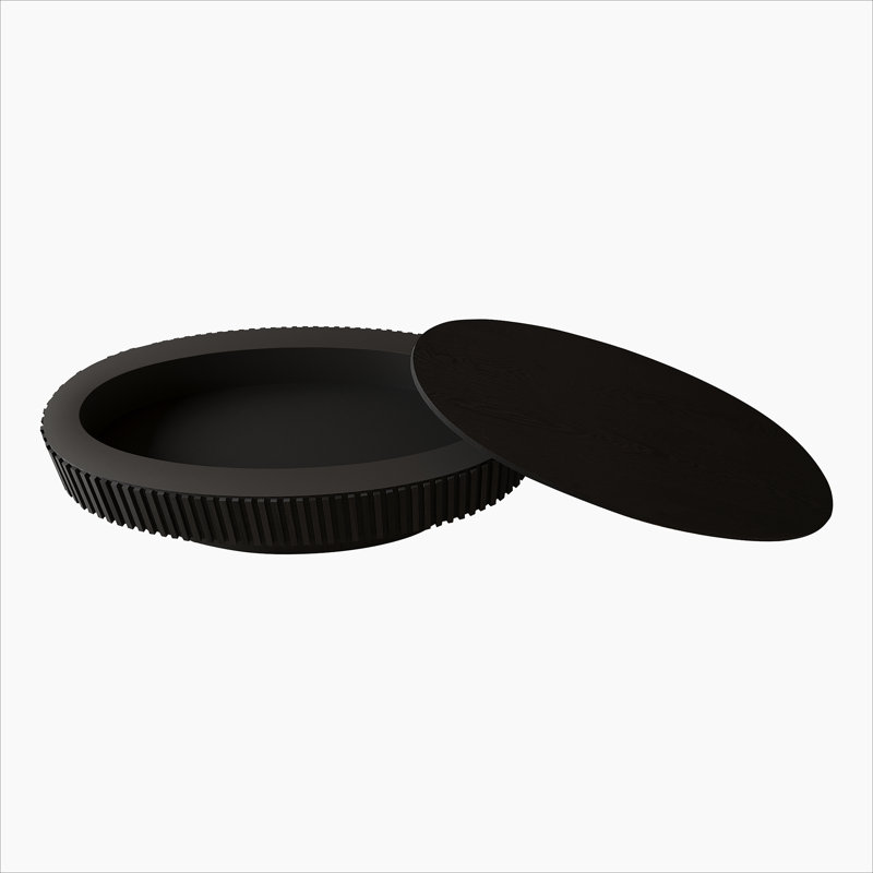 Coffee Table, Coffee Table With Storage, Oval Coffee Table, Modern Coffee Table, Wood Coffee Table, Black 1