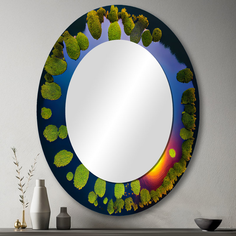 Miroir mural Arial View, 43 po x 33 po