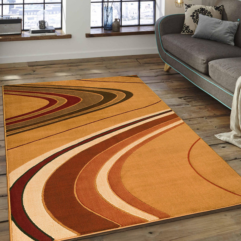 Performance Abstract Indoor Rug, 3'9" x 5'1"