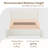 Boucle-Style Waterproof Upholstered Bed-190930062