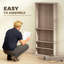 126.3 cm H Media Shelves