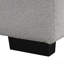 Canapé-lit modulaire en forme de L de 82,6 po avec deux ports USB, deux prises de courant et un repose-pieds de rangement mobile (modulaire)-483405678