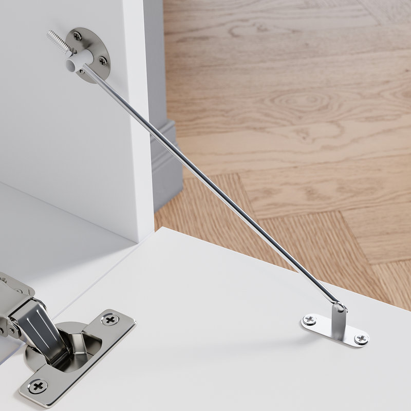 LED TV cabinet Stand for TVs, 30cm H x 160cm W x 35cm D, White
